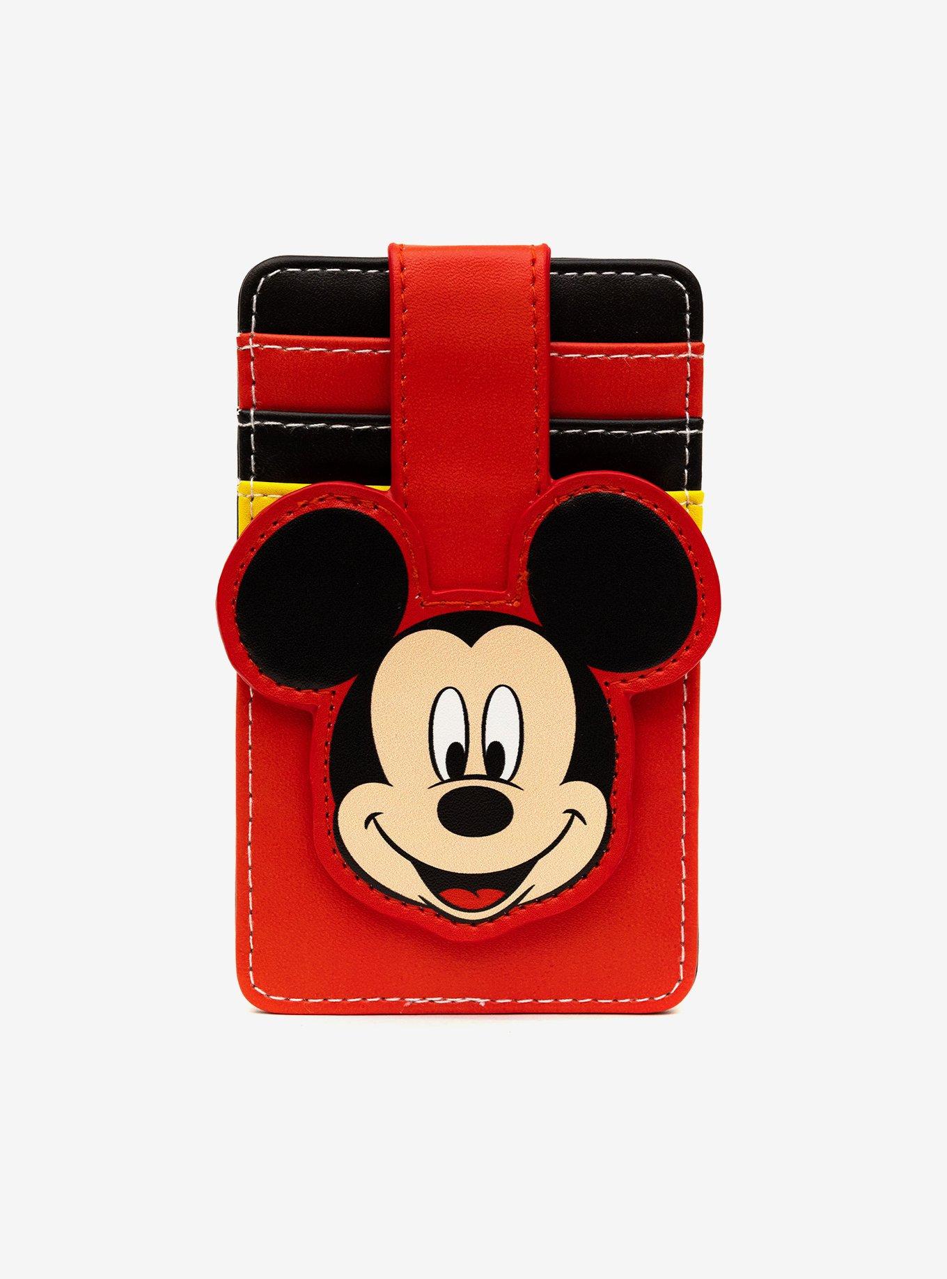 Disney Mickey Mouse Smiling Face Cardholder, , hi-res