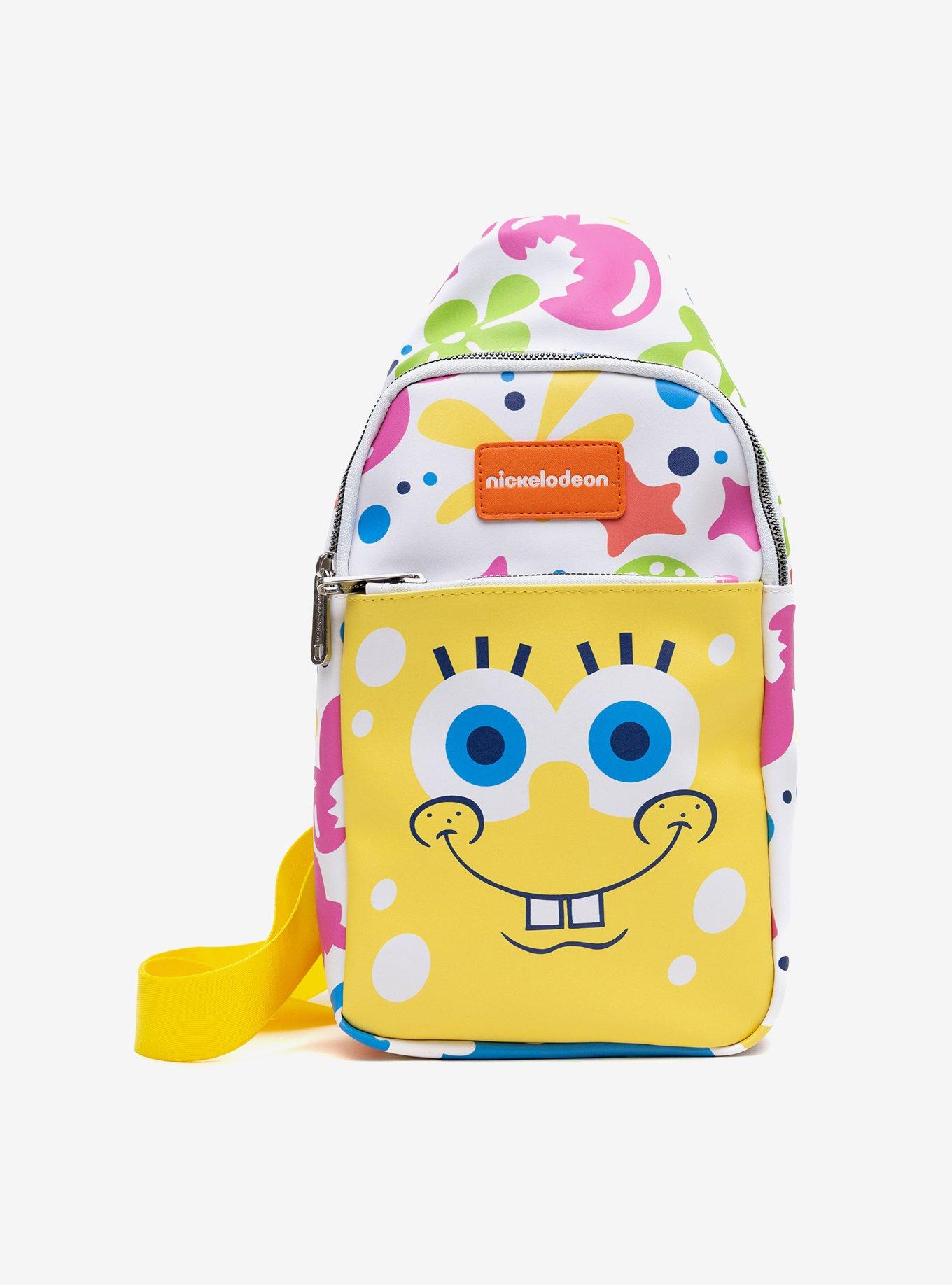 SpongeBob SquarePants Smiling Close Up Crossbody Sling Bag, , hi-res