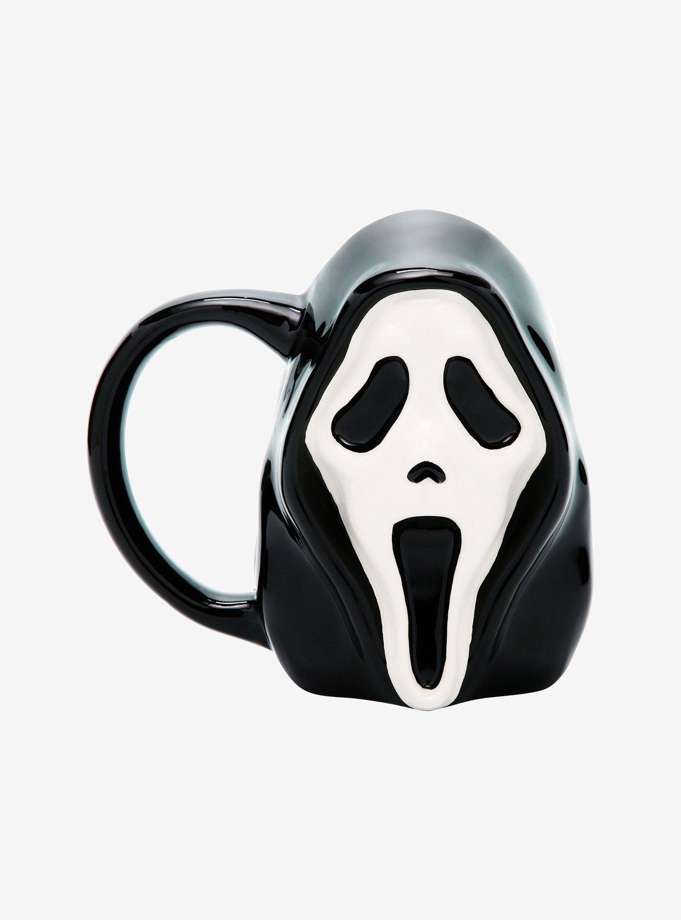 Ghost Face Mask Figural Mug, , hi-res