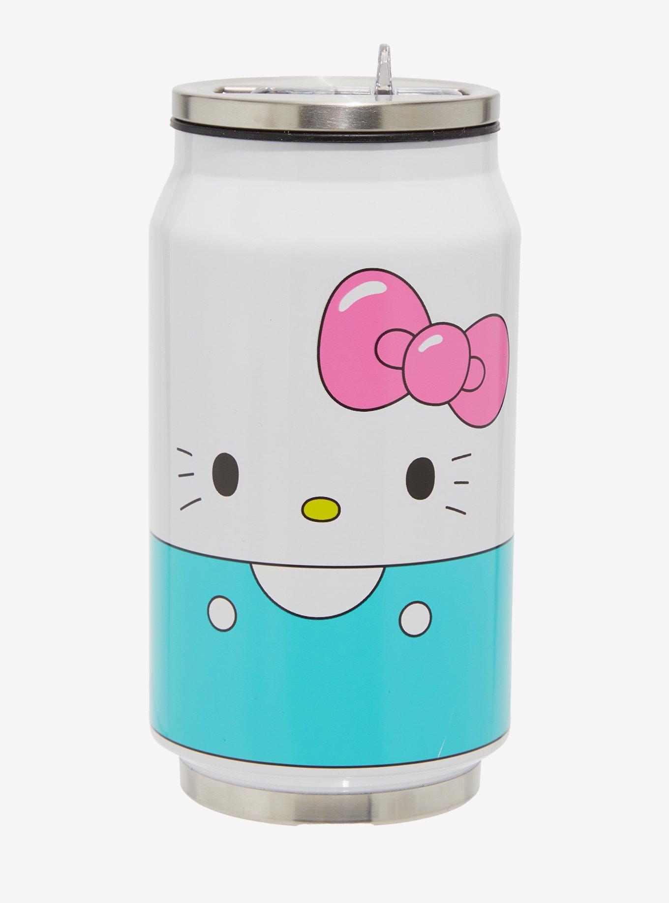 Hello Kitty Face Soda Can Water Bottle, , hi-res