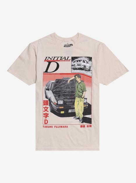 Initial D Car Color Manga Panel T-Shirt | Hot Topic