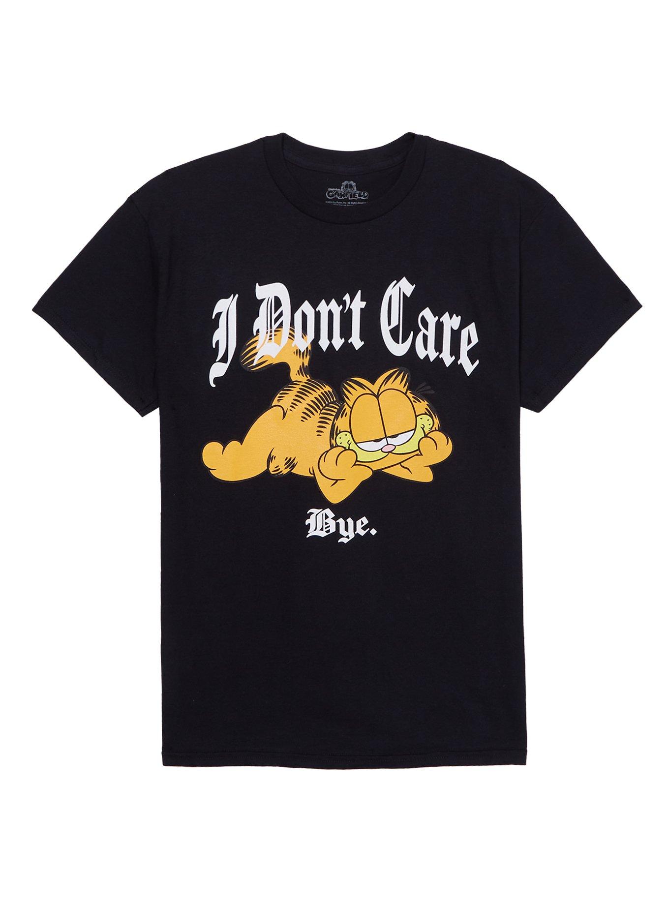 Garfield I Don't Care Bye Boyfriend Fit Girls T-Shirt, , hi-res