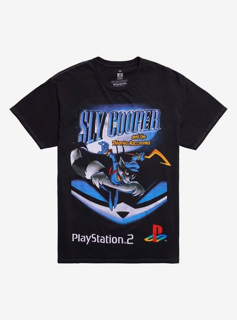 PlayStation 2 Sly Cooper And The Thievius Raccoonus T-Shirt | Hot