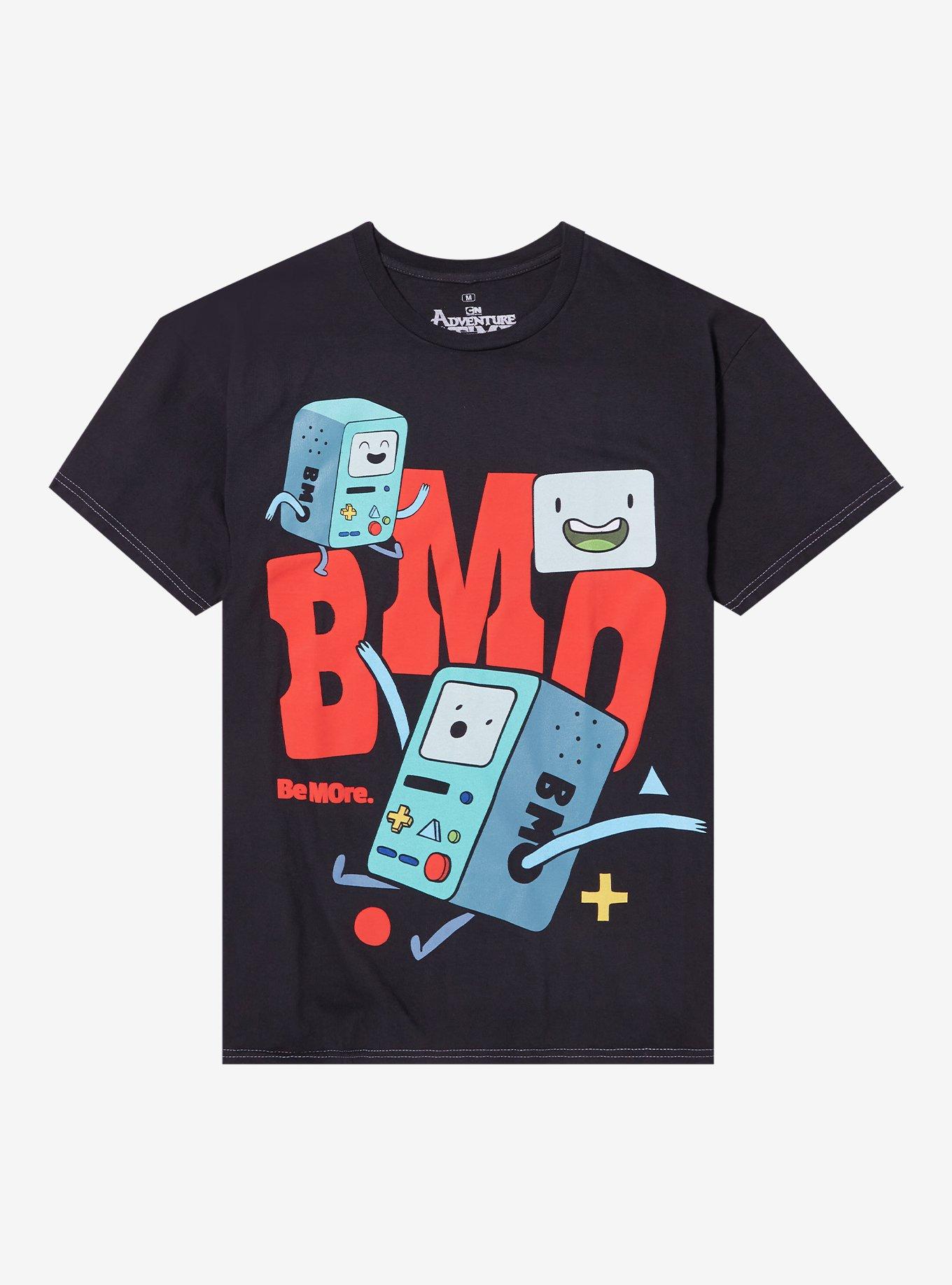 Adventure Time BMO Collage Name Dark Wash T-Shirt, , hi-res