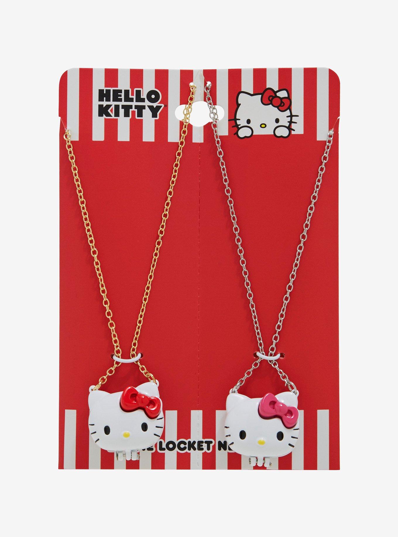 Hello Kitty Locket Best Friend Necklace Set, , hi-res