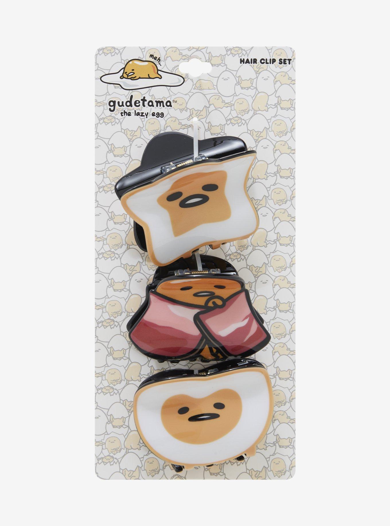 Gudetama Claw Hair Clip Set, , hi-res