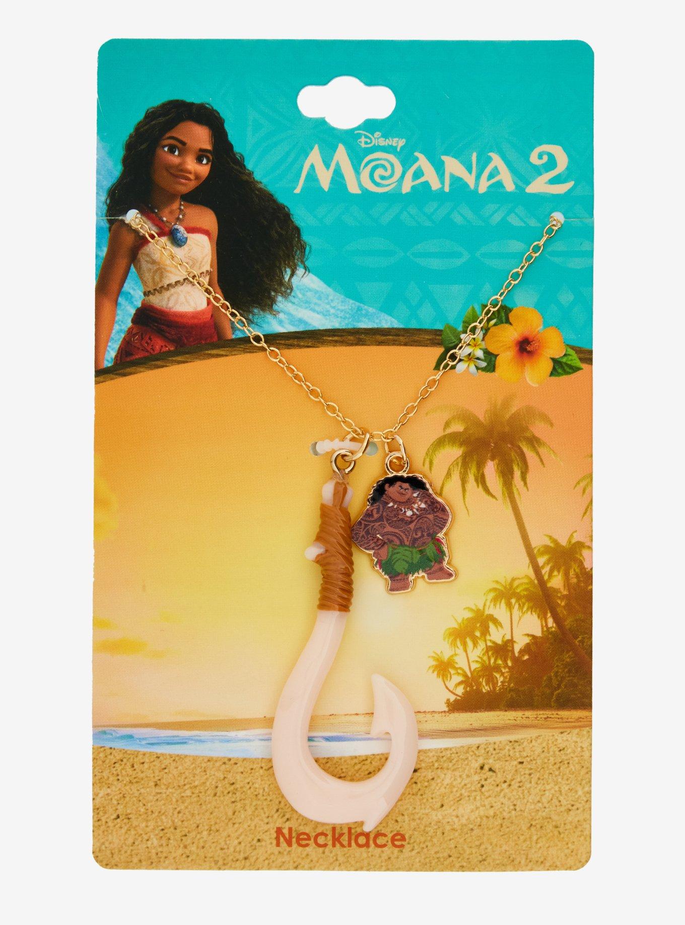 Disney Moana 2 Maui Hook Pendant Necklace, , hi-res