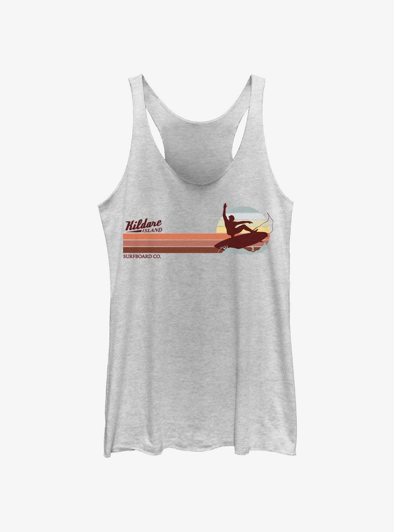 Outer Banks Silhouette Surfing Womens Tank