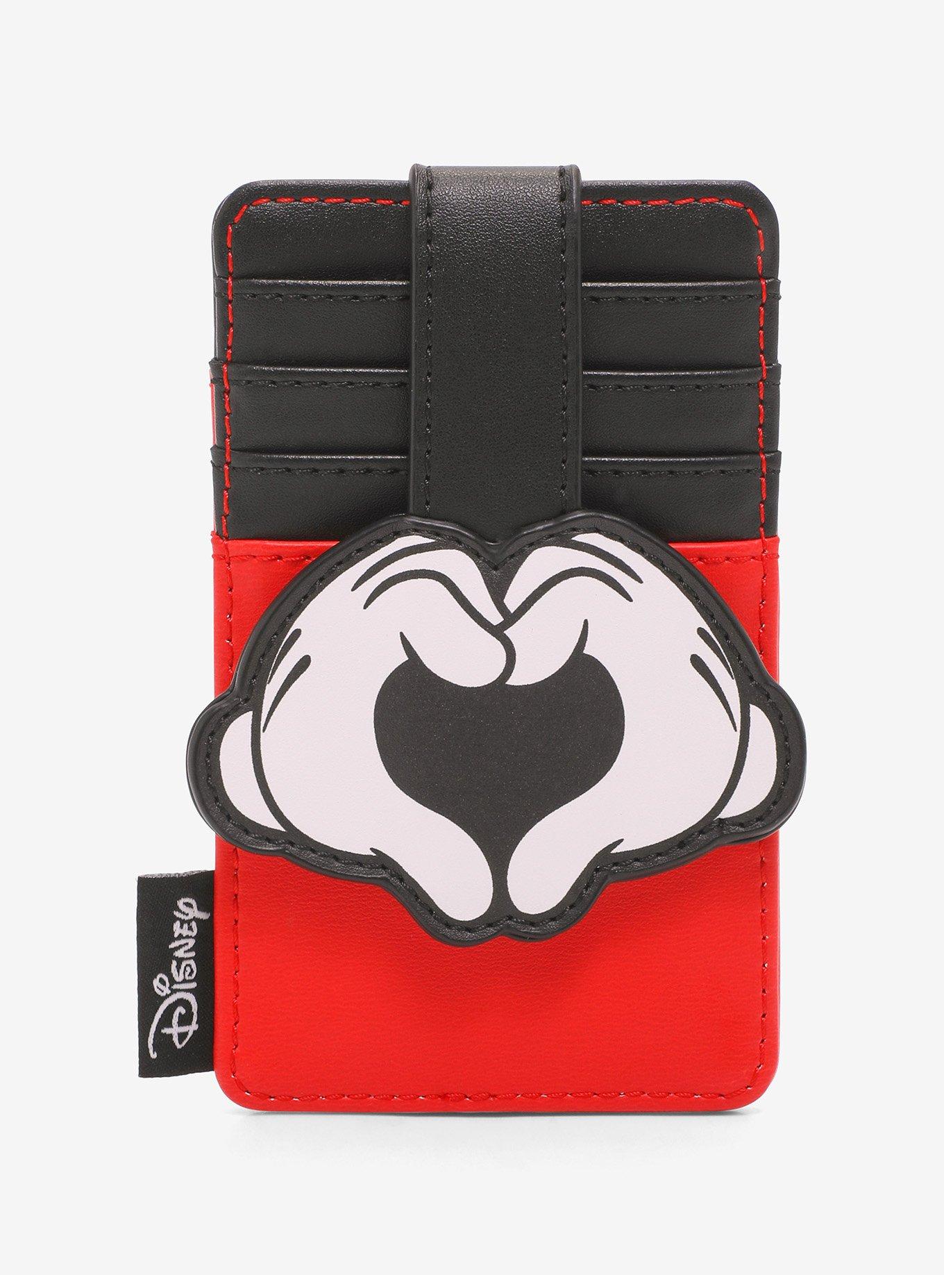 ☆Loungefly☆Mickey Mouse Exclusive Plush Card Holder 33393820_hi