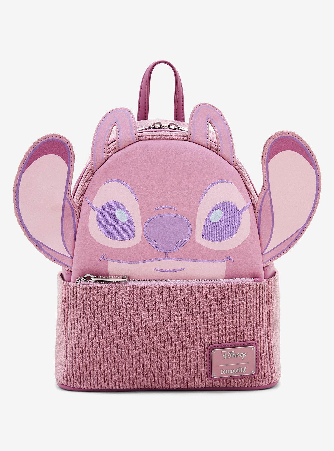 disney mini stitch backpack | Girls Mini Backpack With Stitch Keychain | Small Rucksack For Girls | One Size Pink 11H x 8.5W x 4D Lilo & Stitch Charm Cosplay