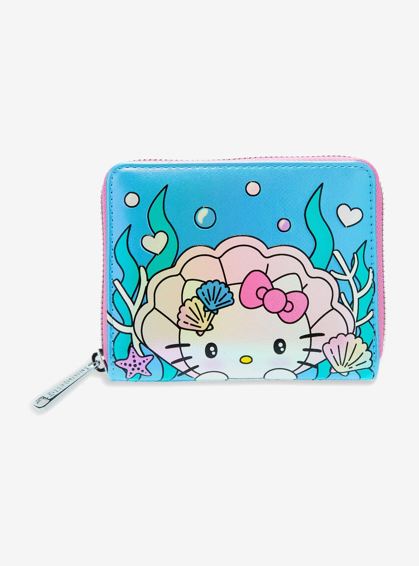 Loungefly Sanrio Hello Kitty Mermaid Metallic Zip Wallet  display picture 2