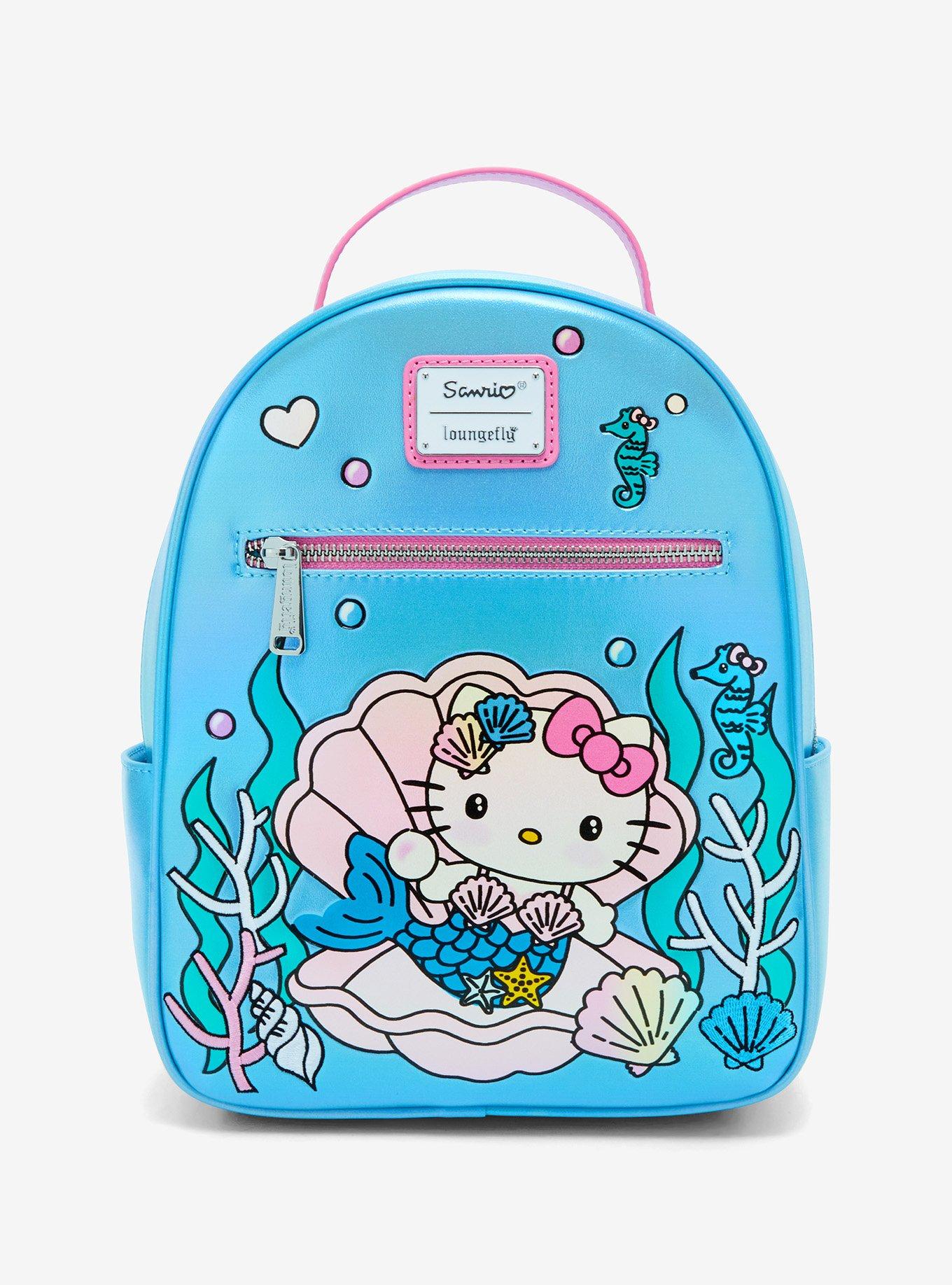 Loungefly Sanrio Hello Kitty Mermaid Metallic Mini Backpack