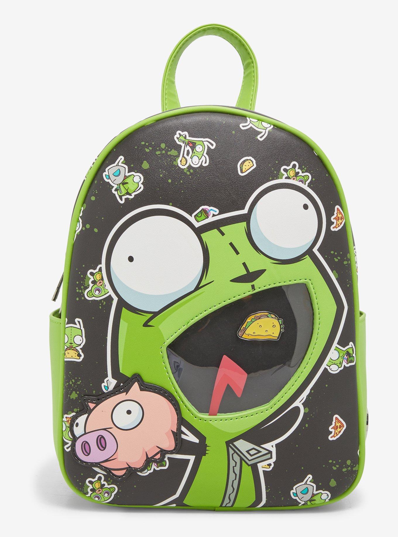 Invader Zim GIR Pin Collector Mini Backpack, , hi-res