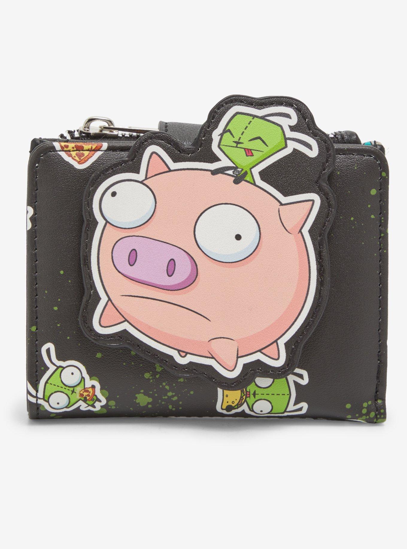 Invader Zim GIR & Pig Flap Wallet, , hi-res