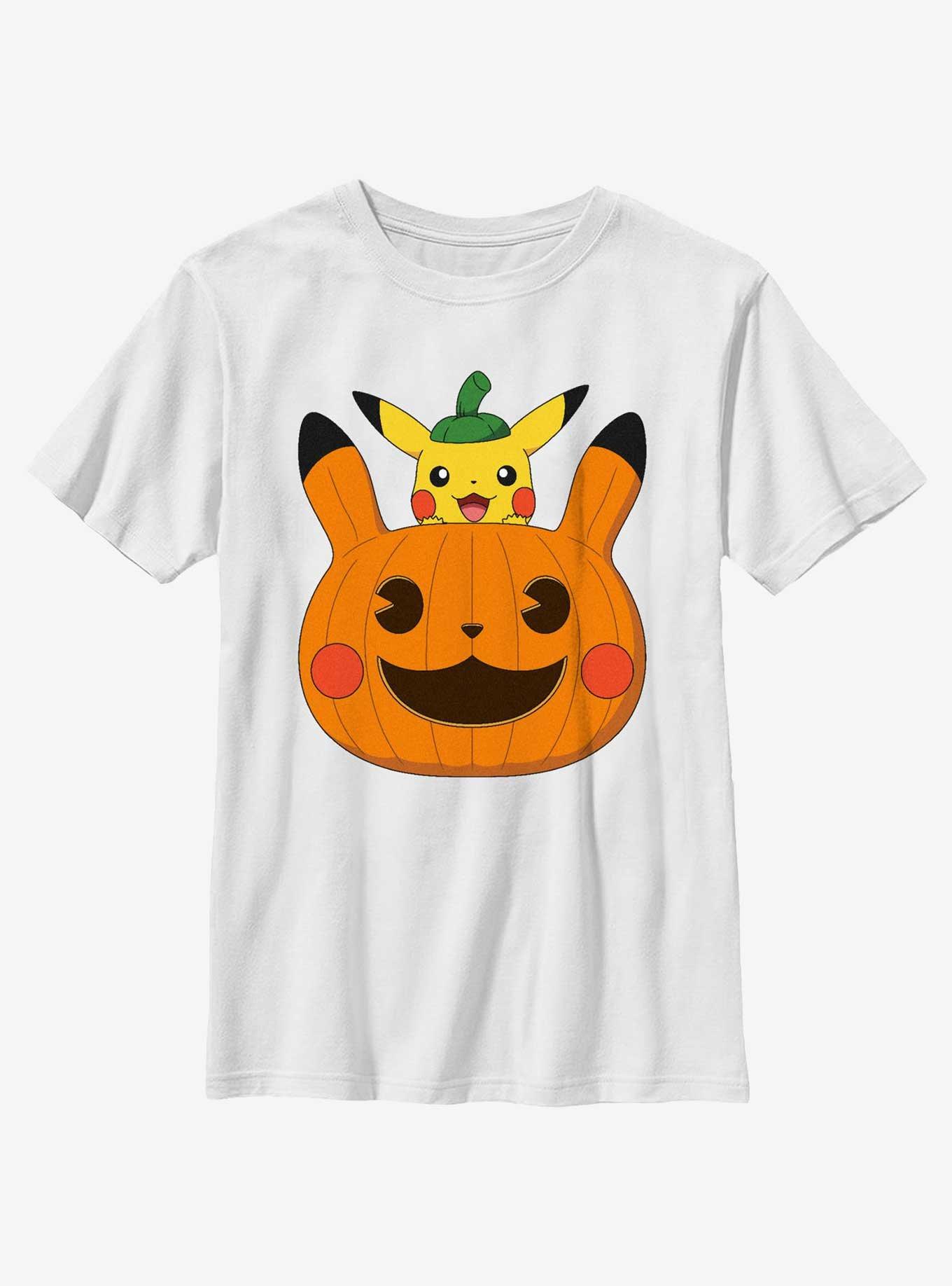 Pokemon Pumpkin Pikachu Youth Girls T-Shirt