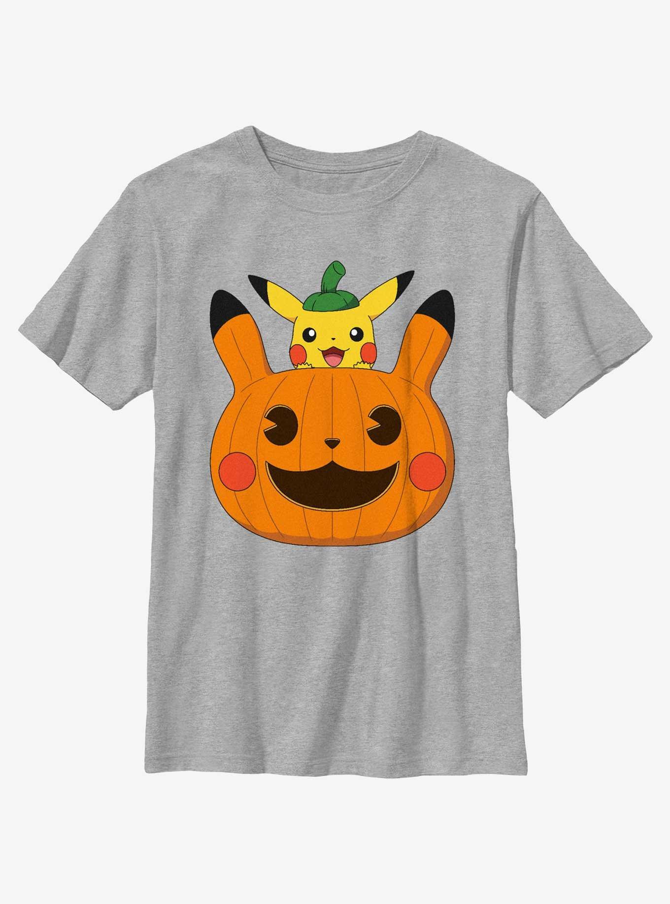 Pokemon Pumpkin Pikachu Youth Girls T-Shirt, , hi-res