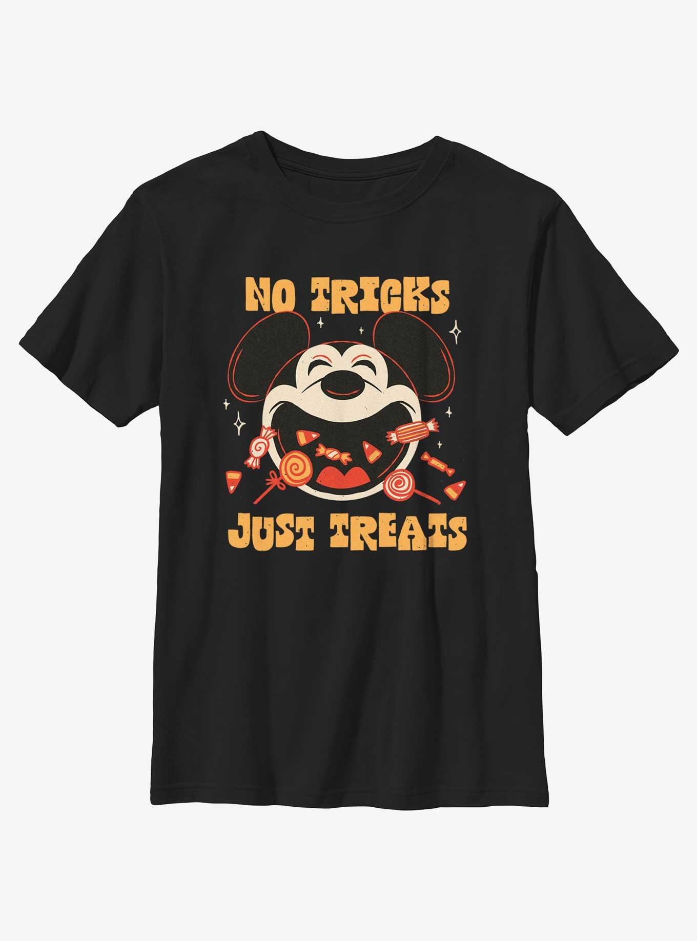 Disney Mickey Mouse No Tricks Just Treats Youth Girls T-Shirt, , hi-res