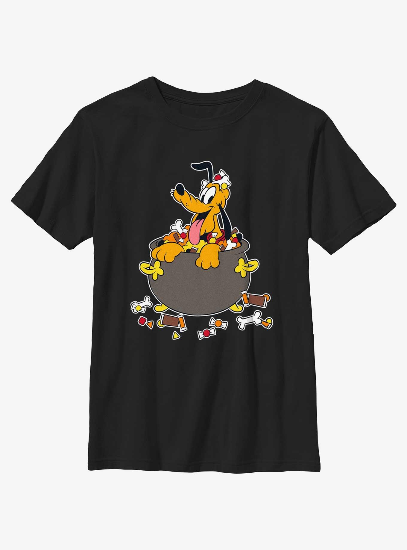 Disney Mickey Mouse Pluto Candies Youth Girls T-Shirt, BLACK, hi-res