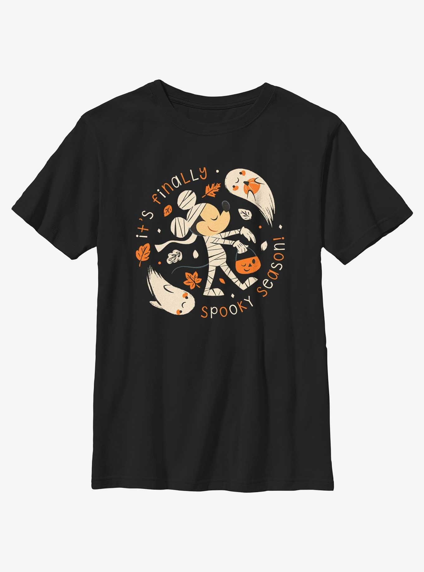 Disney Mickey Mouse Finally Spooky Season Youth Girls T-Shirt, , hi-res