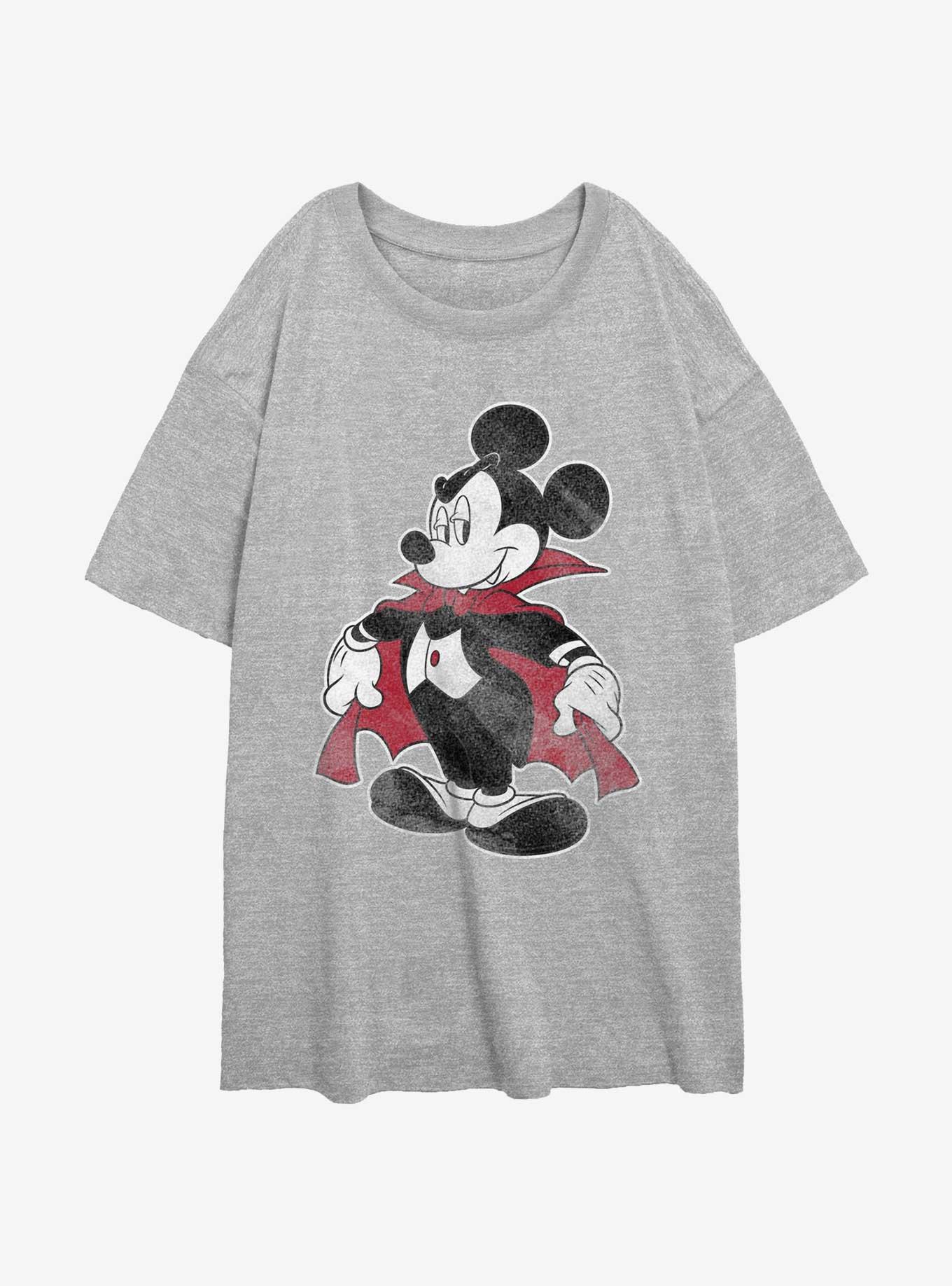 Disney Mickey Mouse Vampire Cape Womens Oversized T-Shirt, , hi-res