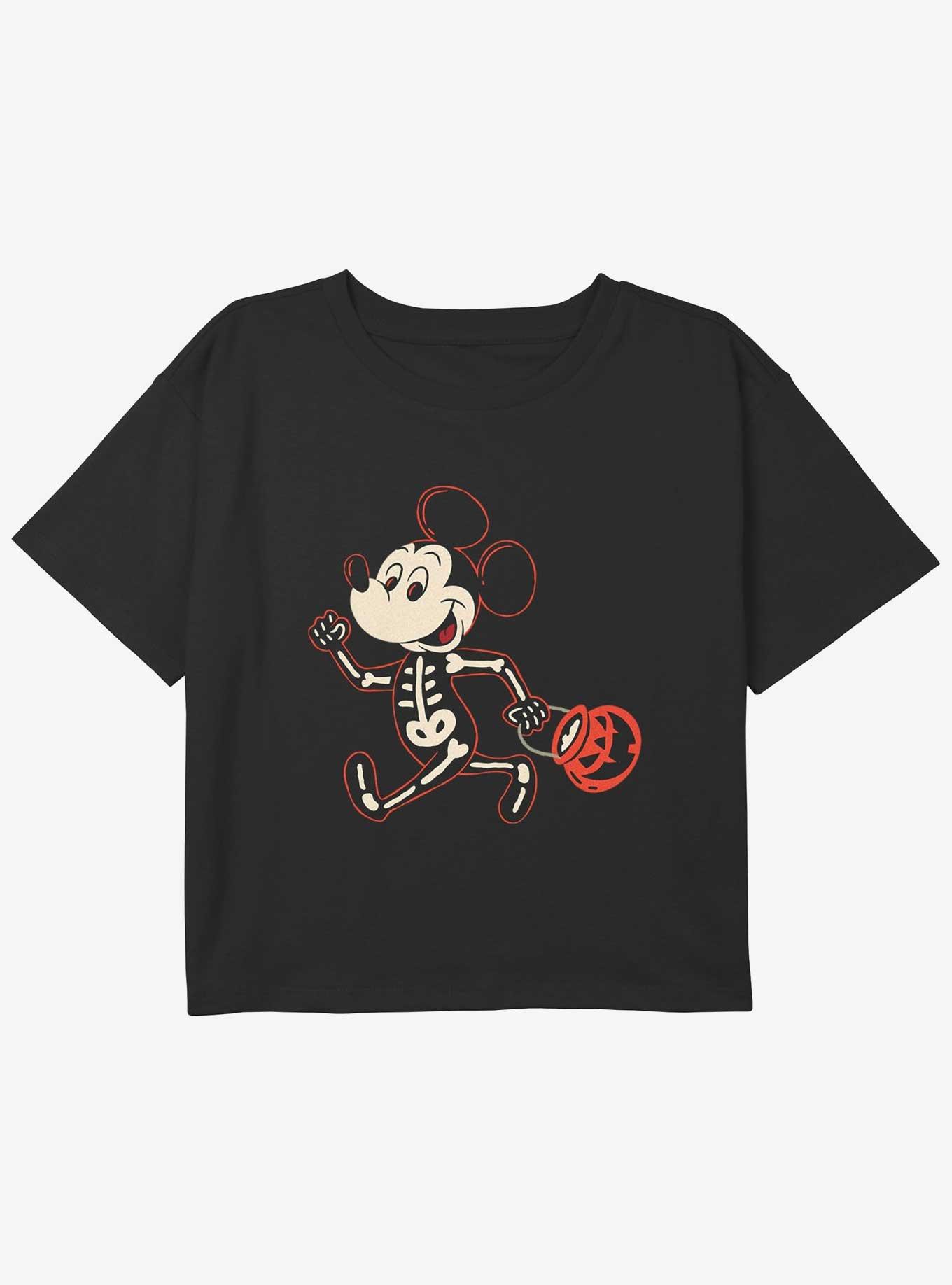 Disney Mickey Mouse Pumpkin Youth Girls Boxy T-Shirt, , hi-res