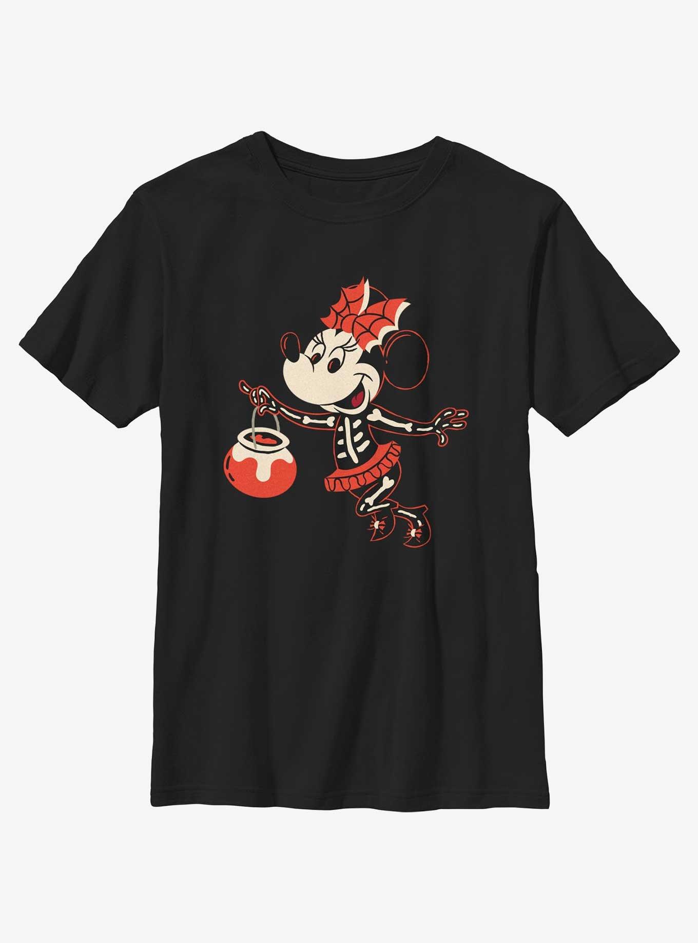 Disney Minnie Mouse Halloween Youth Girls T-Shirt, , hi-res