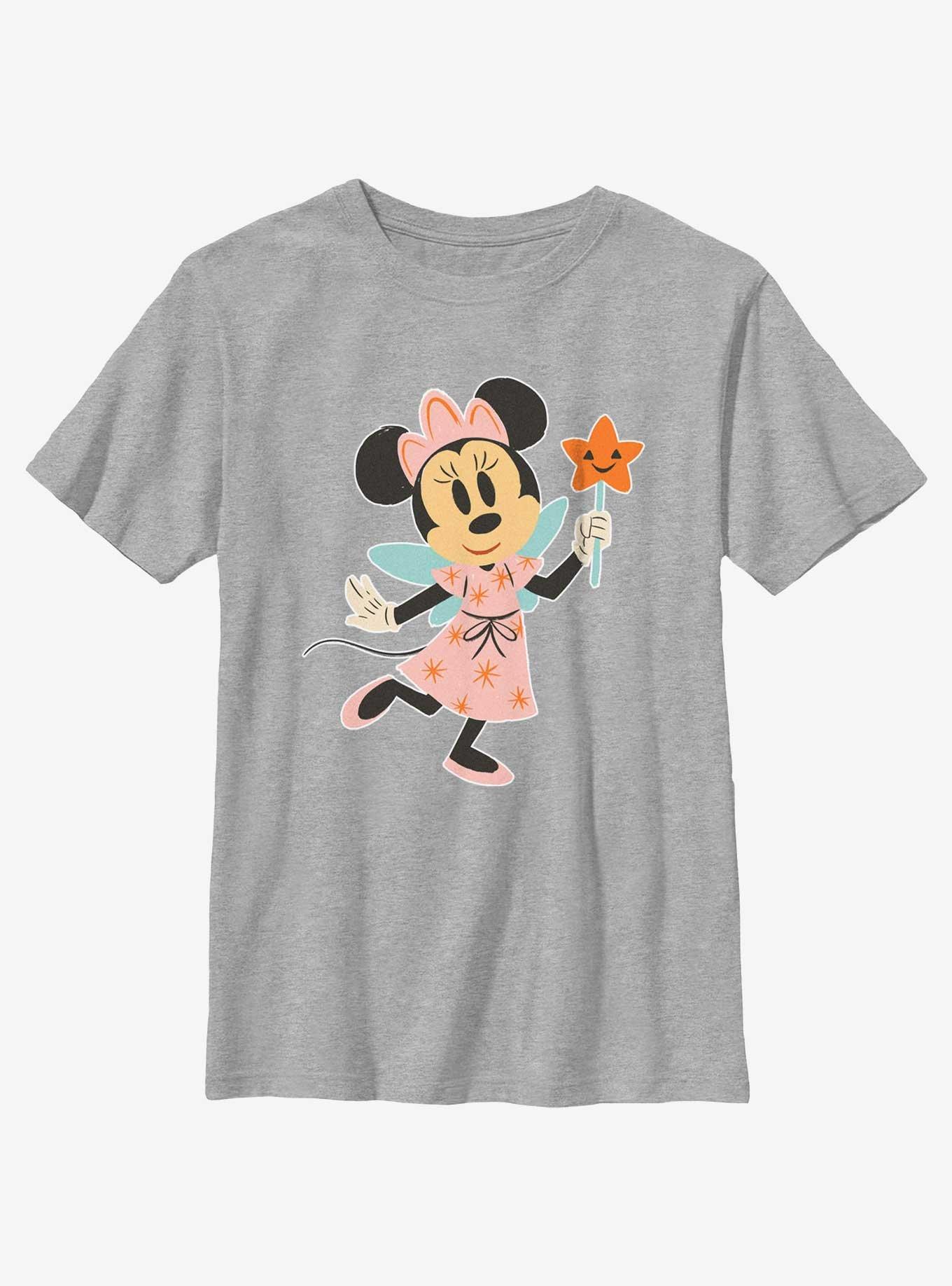 Disney Minnie Mouse Fairy Costume Youth Girls T-Shirt, ATH HTR, hi-res