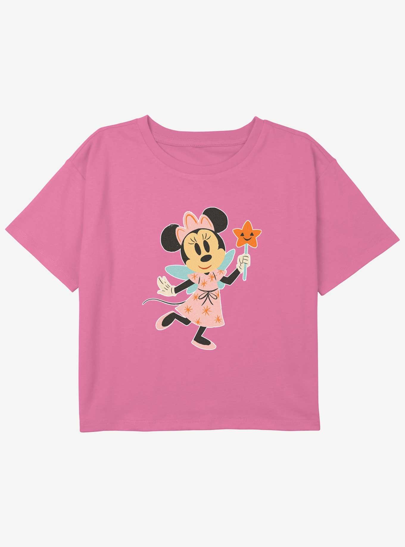 Disney Minnie Mouse Fairy Costume Youth Girls Boxy T-Shirt, , hi-res