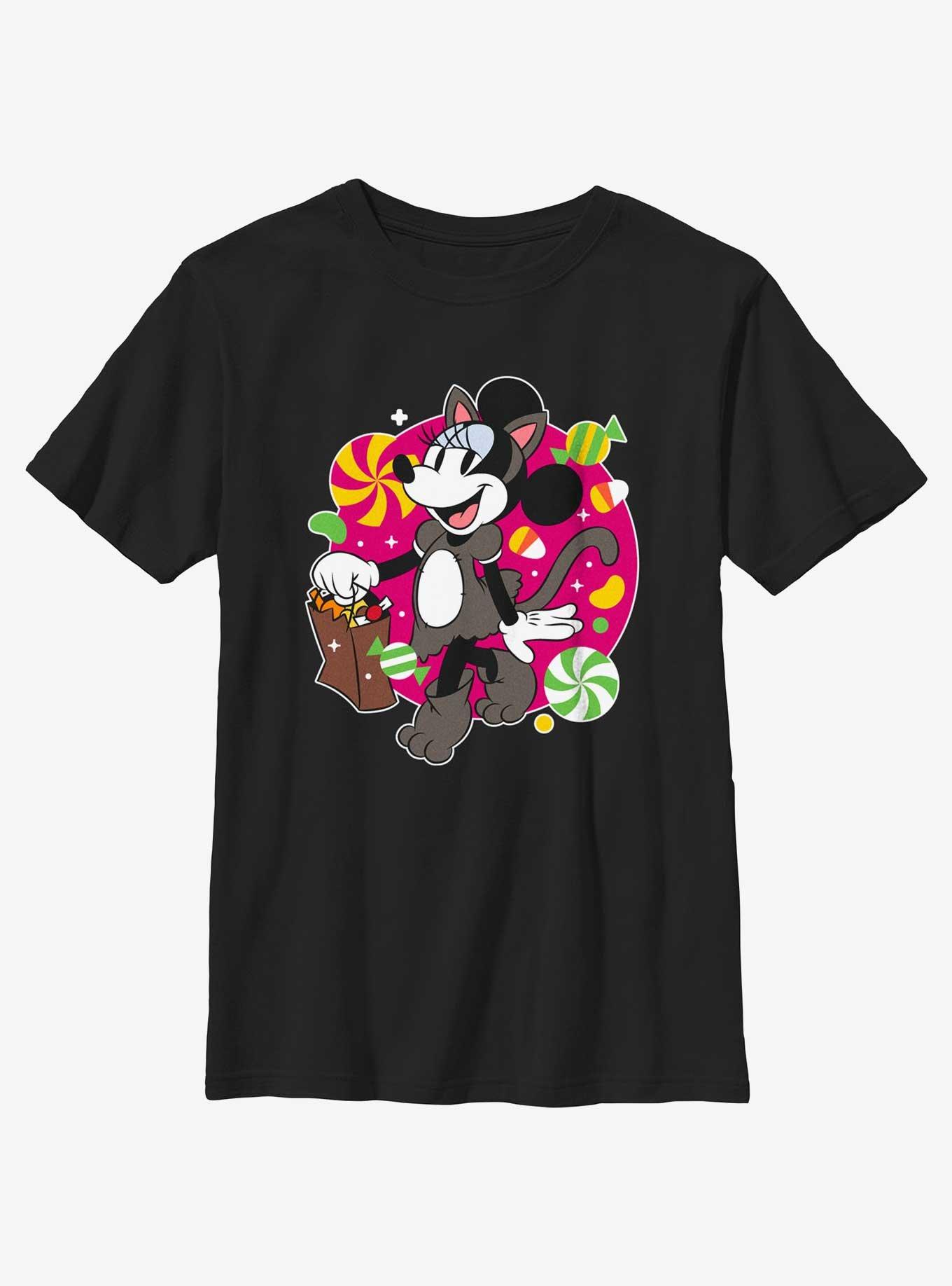 Disney Minnie Mouse Cat Candies Youth Girls T-Shirt, , hi-res