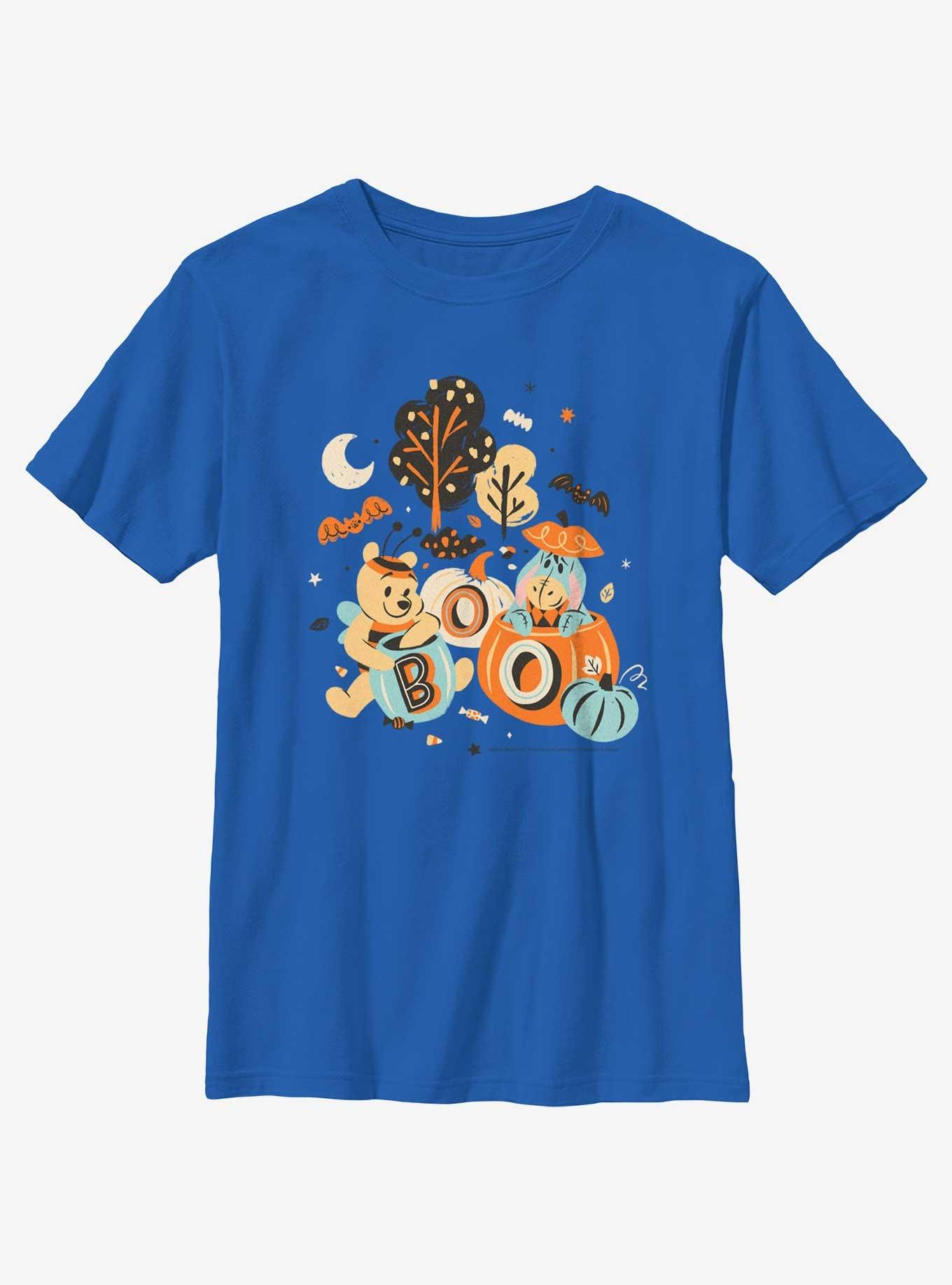 Disney Winnie The Pooh Halloween Pooh Youth Girls T-Shirt, ROYAL, hi-res