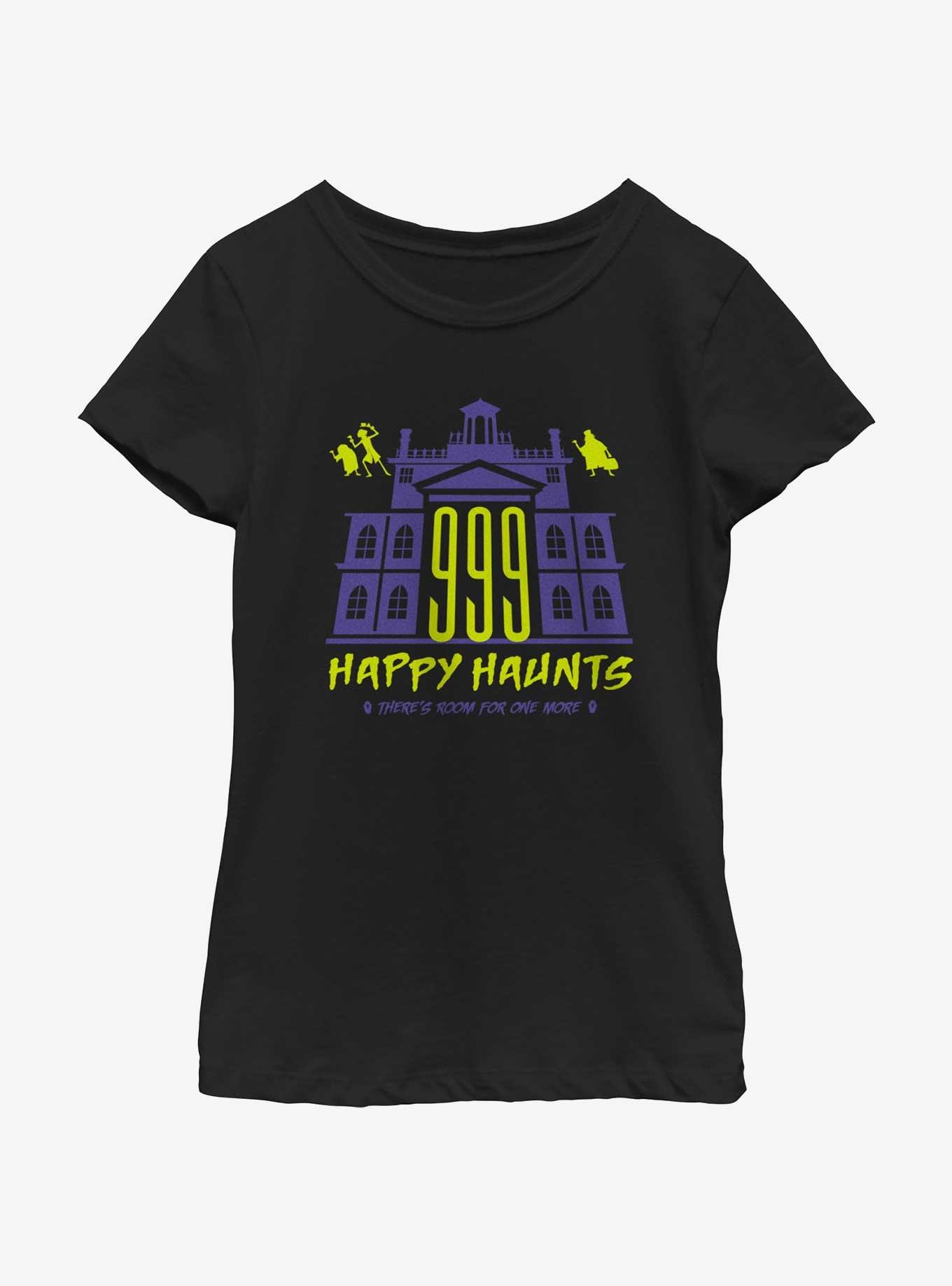 Disney The Haunted Mansion 999 Happy Haunts Youth T-Shirt, BLACK, hi-res