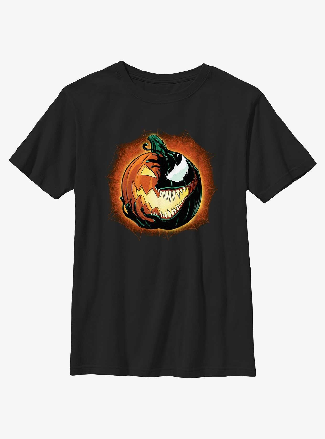 Marvel Venom Pumpkin Youth Girls T-Shirt, , hi-res