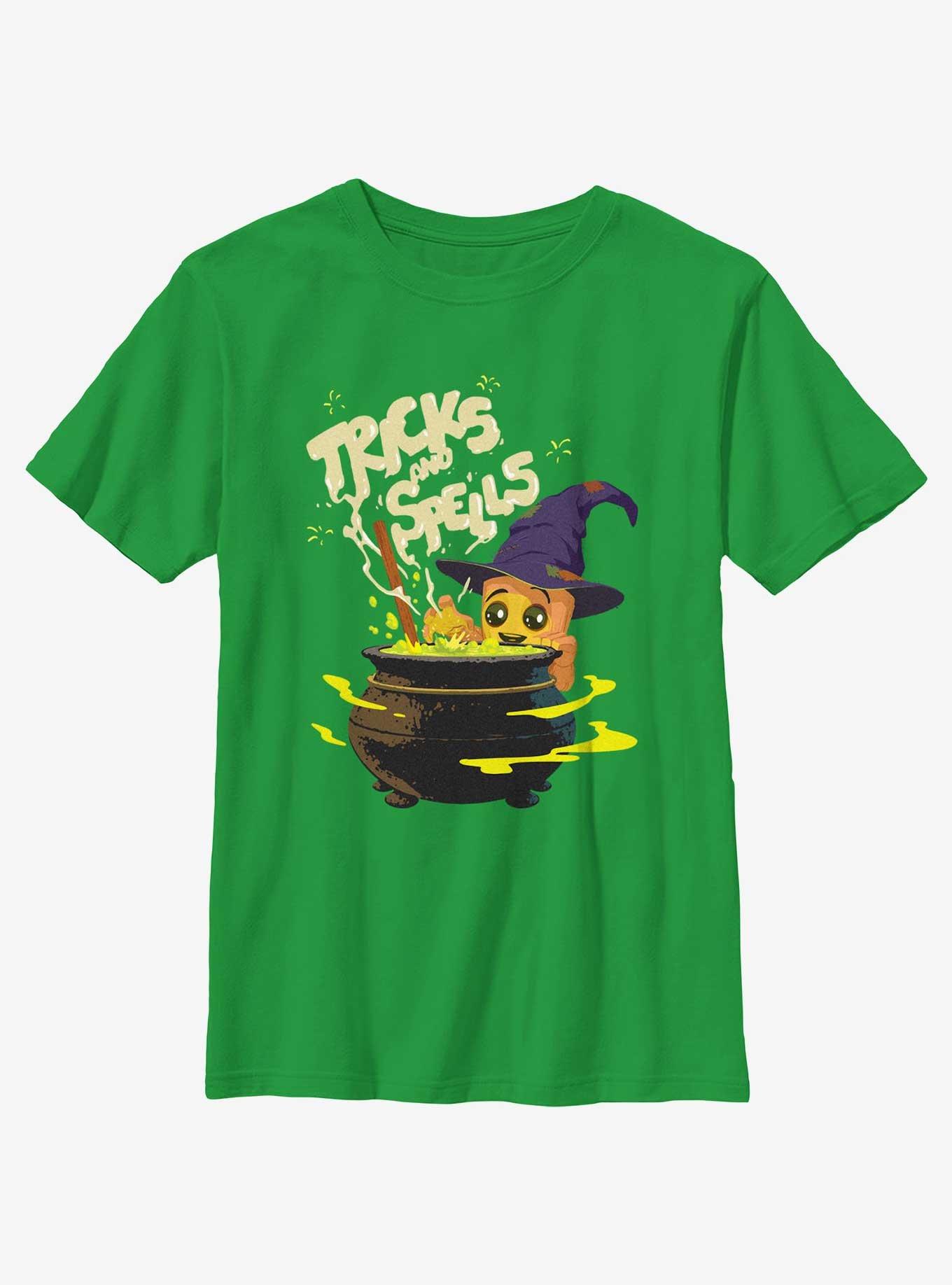 I Am Groot Groot Tricks And Spells Youth Girls T-Shirt, , hi-res