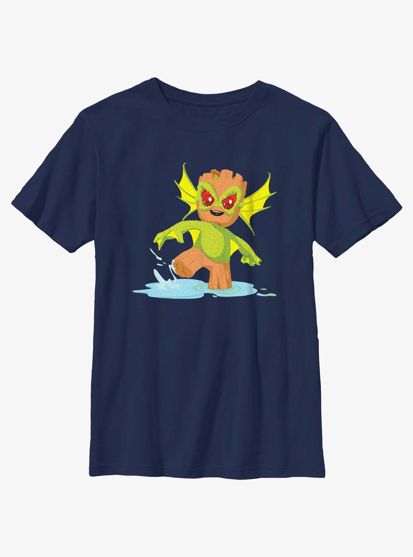 I Am Groot Lagoon Monster Groot Youth Girls T-Shirt, , hi-res