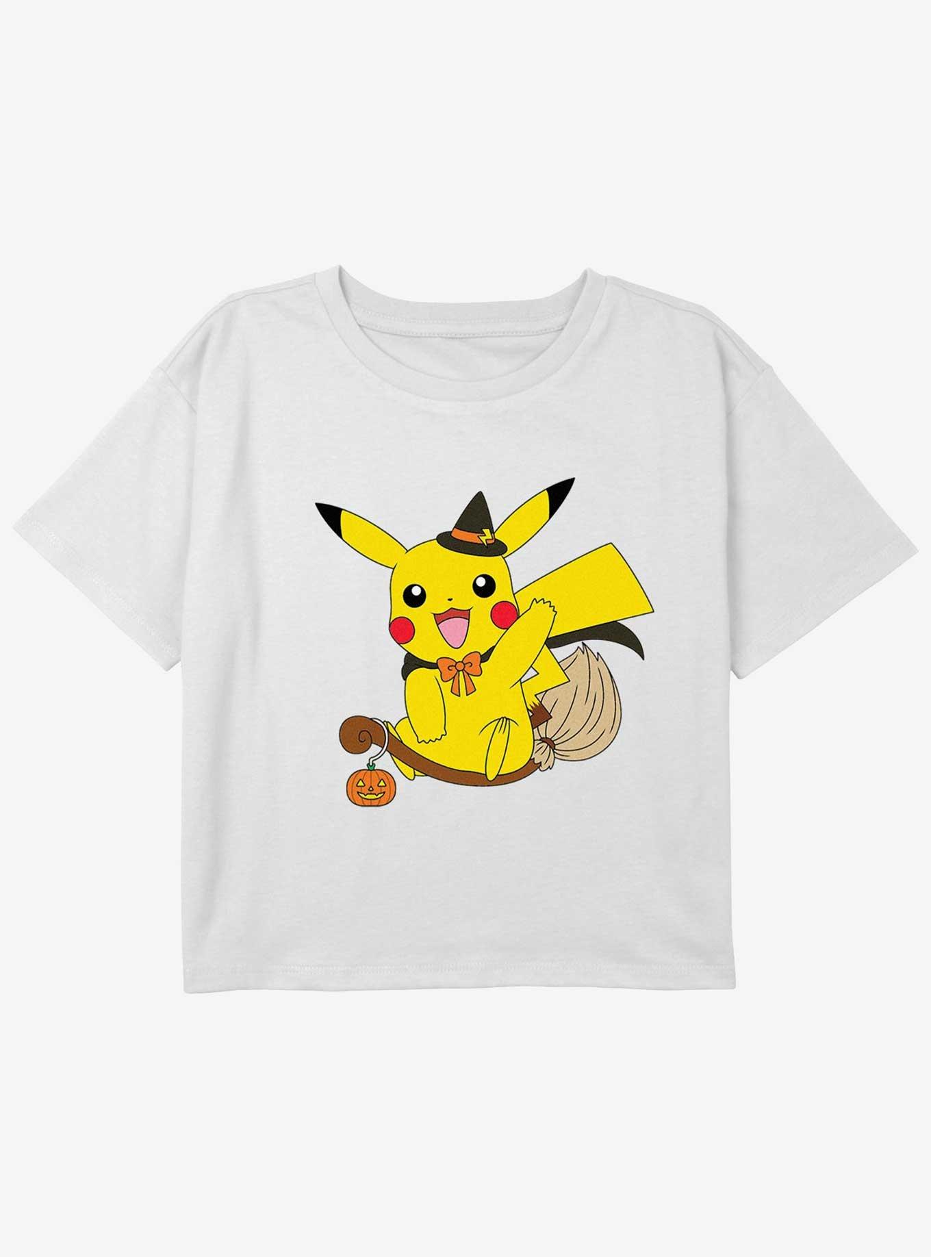 Pokemon Pikachu Witch Youth Girls Boxy T-Shirt, , hi-res