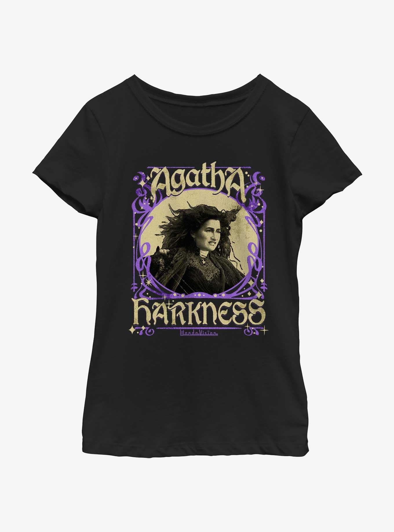 Marvel Agatha Harkness Framed Youth Girls T-Shirt, BLACK, hi-res