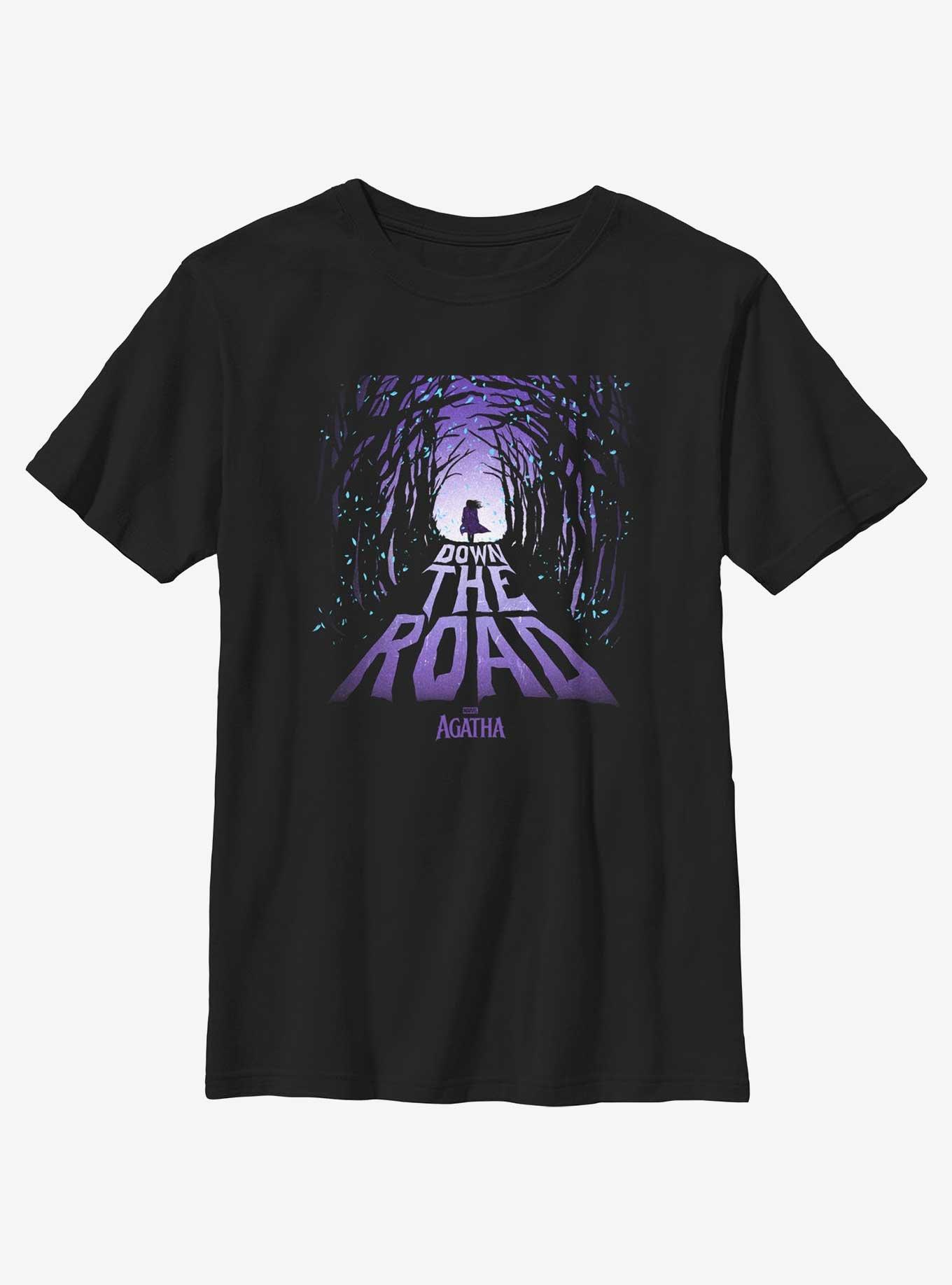 Marvel Agatha Down The Road Youth T-Shirt, BLACK, hi-res