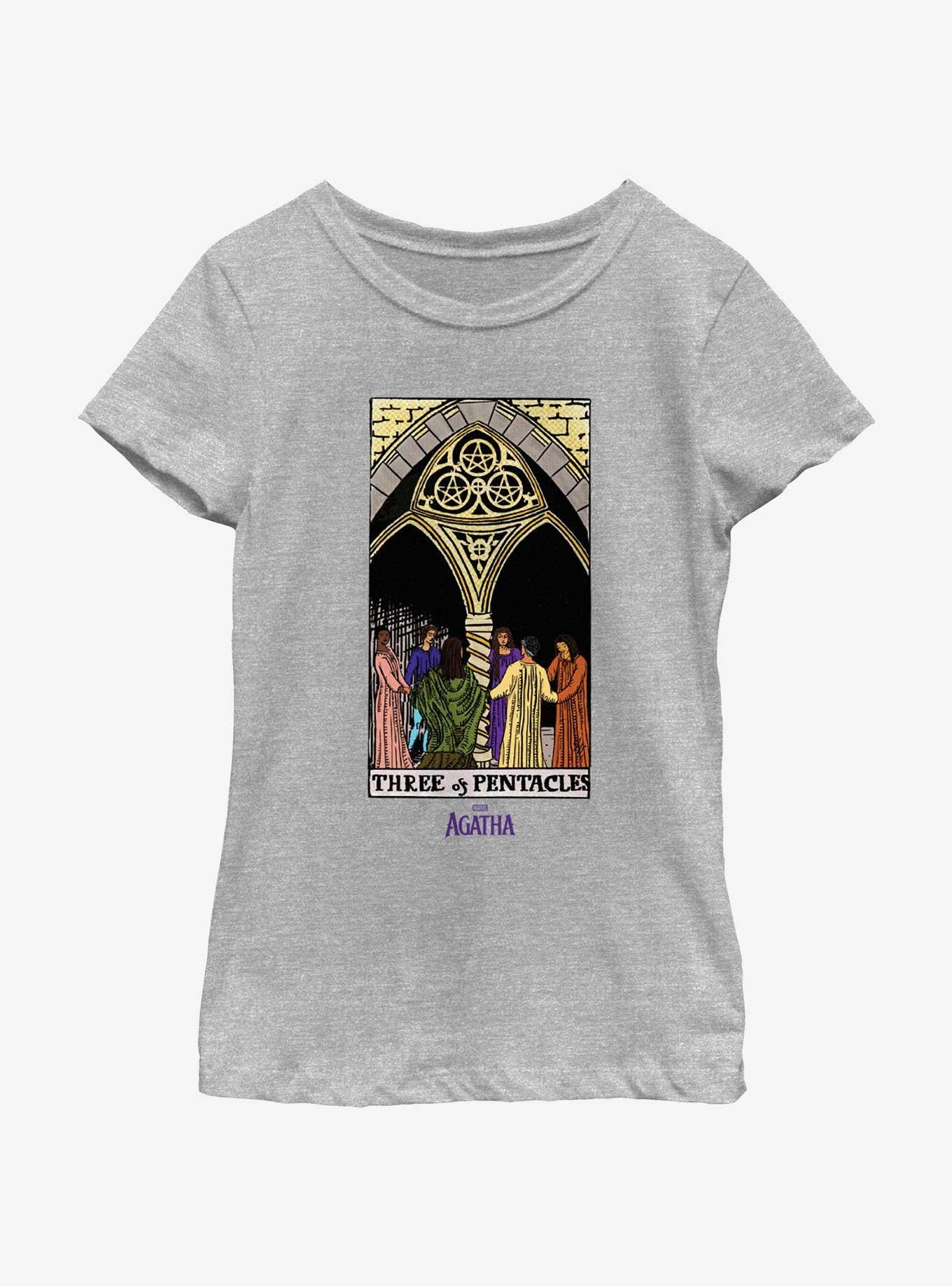 Marvel Agatha Three Of Pentacles Youth Girls T-Shirt