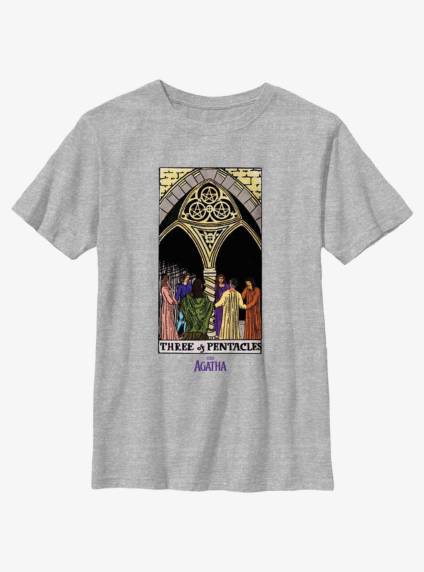 Marvel Agatha Three Of Pentacles Youth T-Shirt, , hi-res