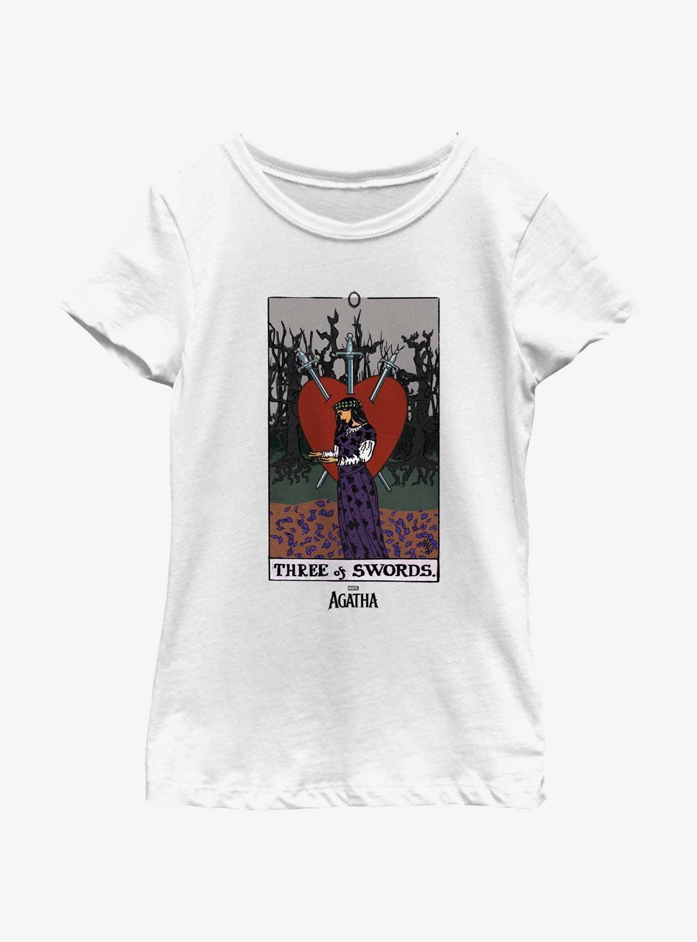 Marvel Agatha Three Of Swords Youth Girls T-Shirt, , hi-res