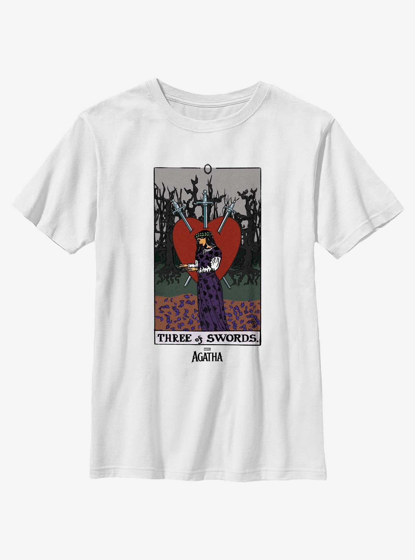 Marvel Agatha Three Of Swords Youth T-Shirt, , hi-res