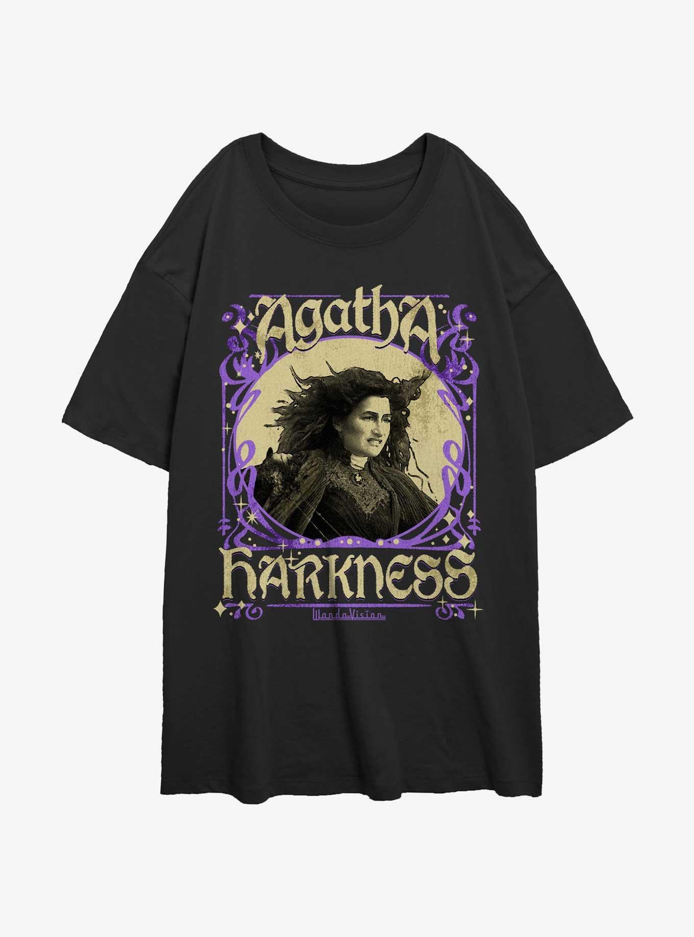 Marvel Agatha Harkness Framed Womens Oversized T-Shirt, , hi-res