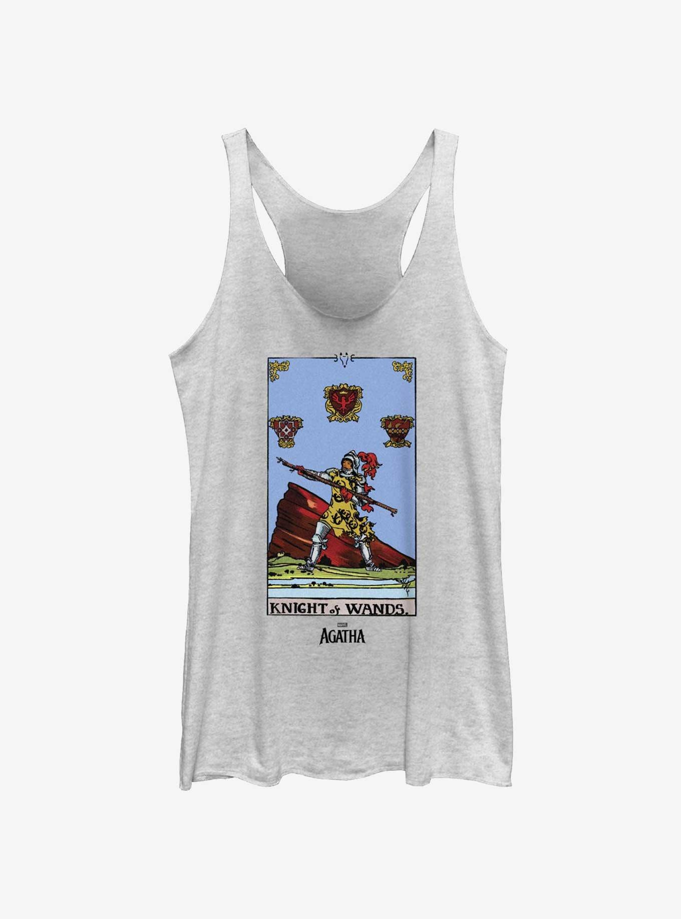 Marvel Agatha Knight Of Wands Womens Tank, WHITE HTR, hi-res