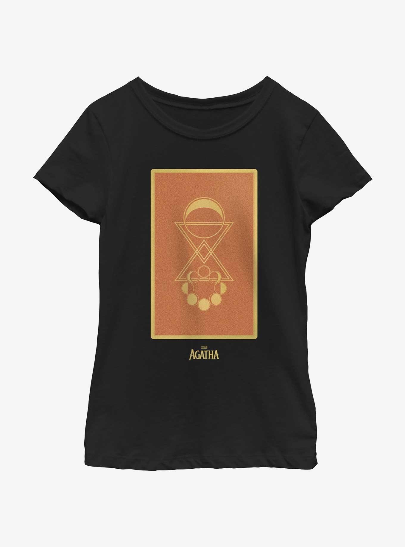 Marvel Agatha Tarot Card Youth Girls T-Shirt, , hi-res