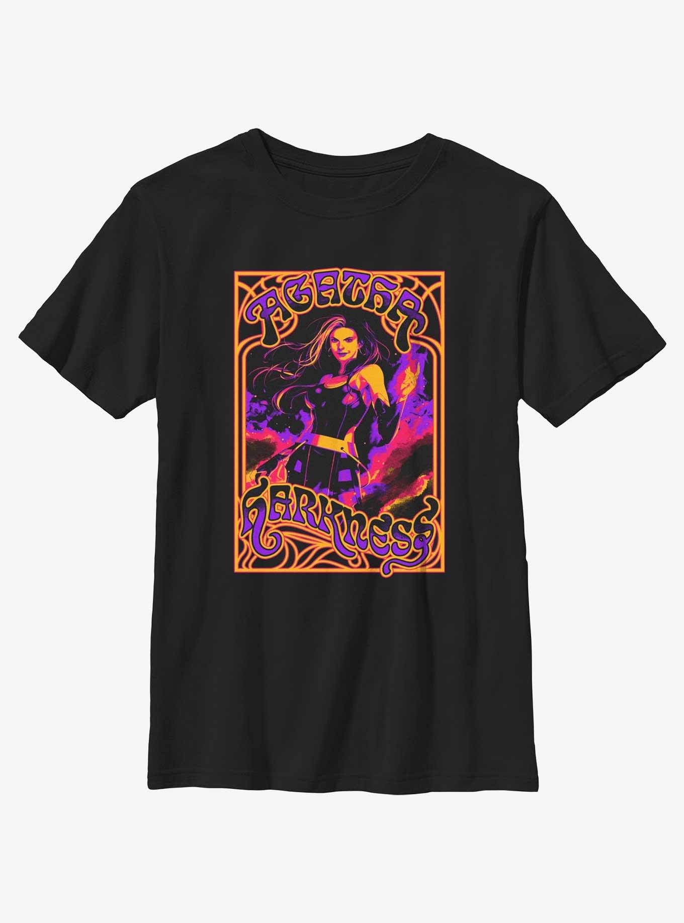 Marvel Agatha Pose Neon Youth T-Shirt, , hi-res