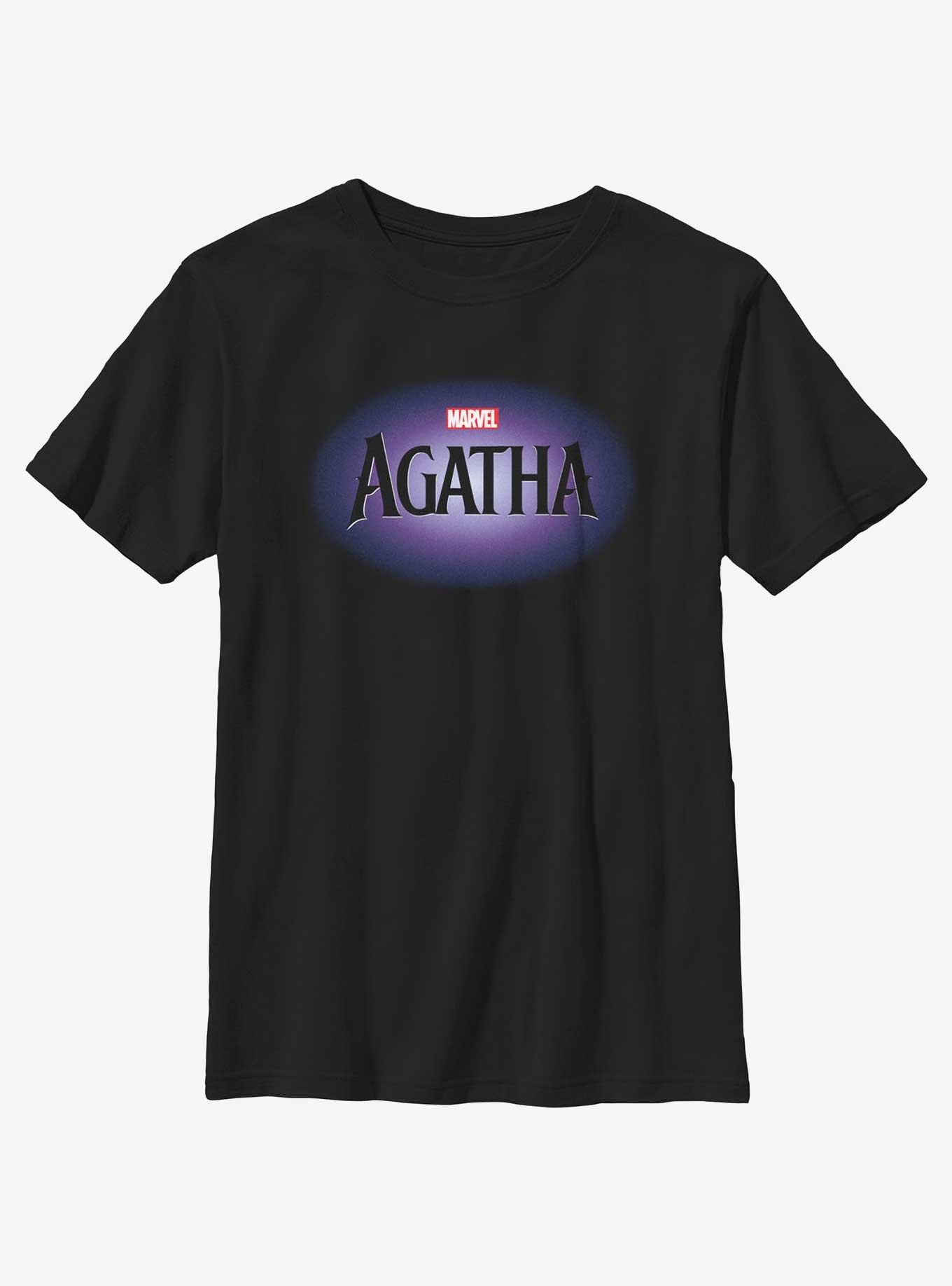 Marvel Agatha Logo Youth T-Shirt, BLACK, hi-res