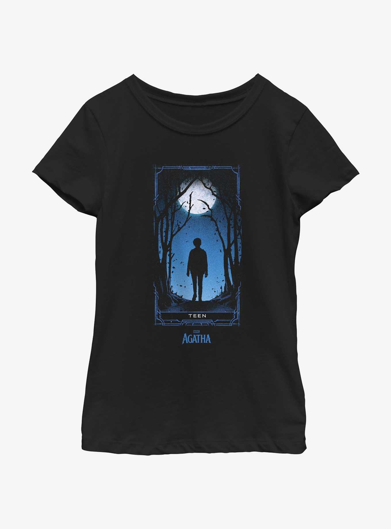 Marvel Agatha Teen Youth Girls T-Shirt, BLACK, hi-res