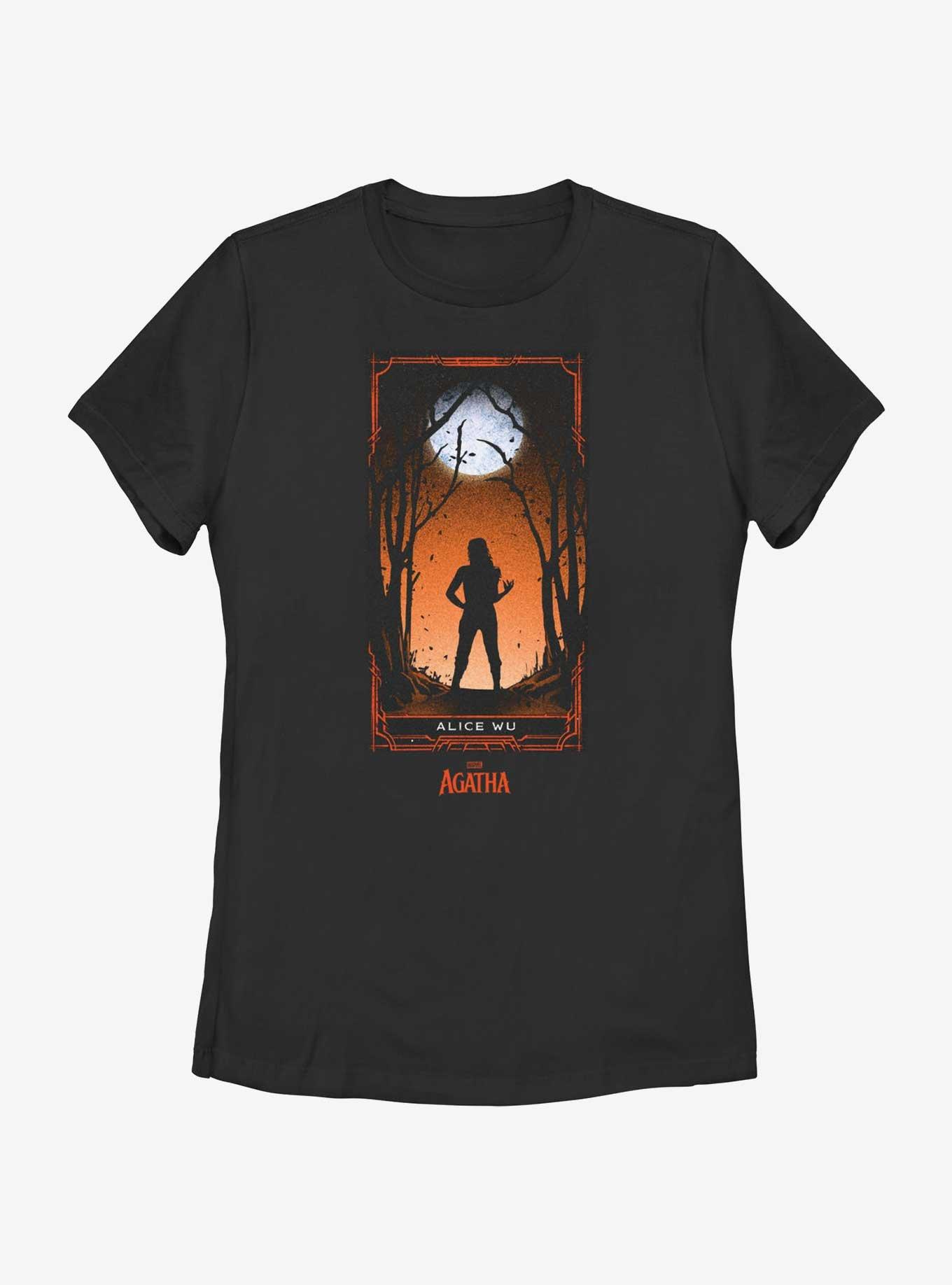 Marvel Agatha Alice Wu Womens T-Shirt, BLACK, hi-res