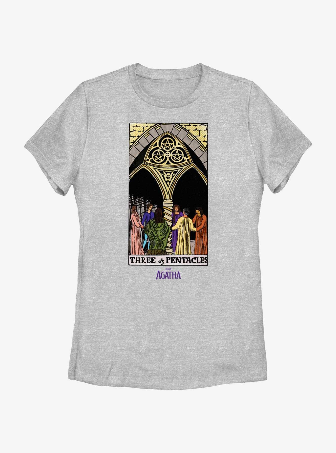 Marvel Agatha Three Of Pentacles Womens T-Shirt, ATH HTR, hi-res