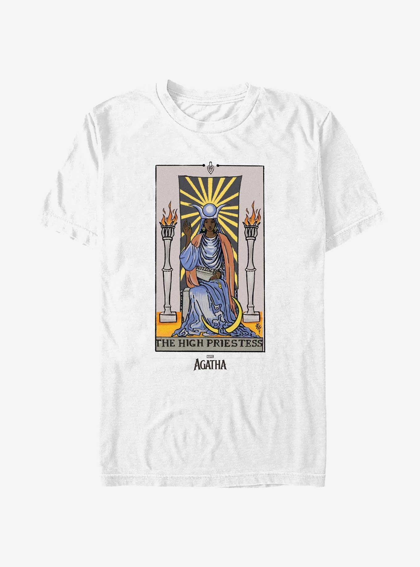 Marvel Agatha The High Priestess Tarot T-Shirt, WHITE, hi-res